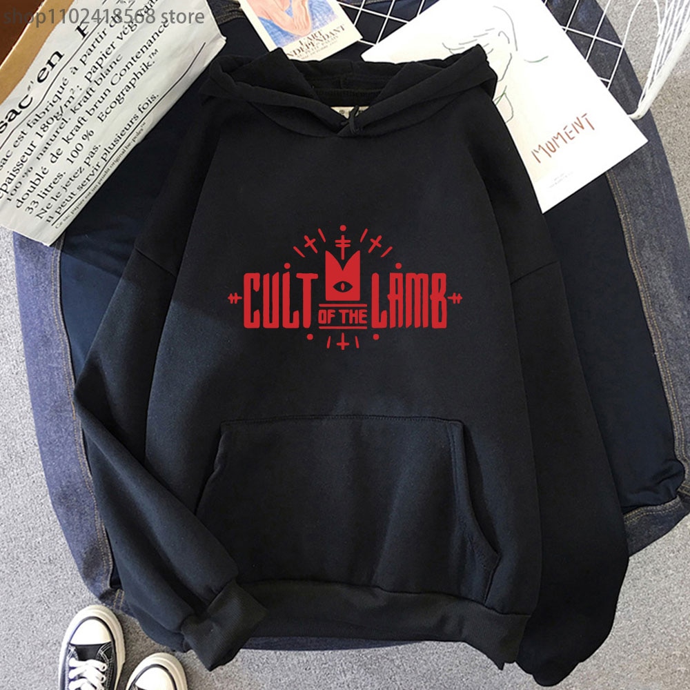 Home 26 - Cult Of The Lamb Plush Women Hoodie Cult of The Lamb Hoodies Hot Game Print Sweatshirt for Men Kawaii Clothing Winter - Cult Of The Lamb Plush