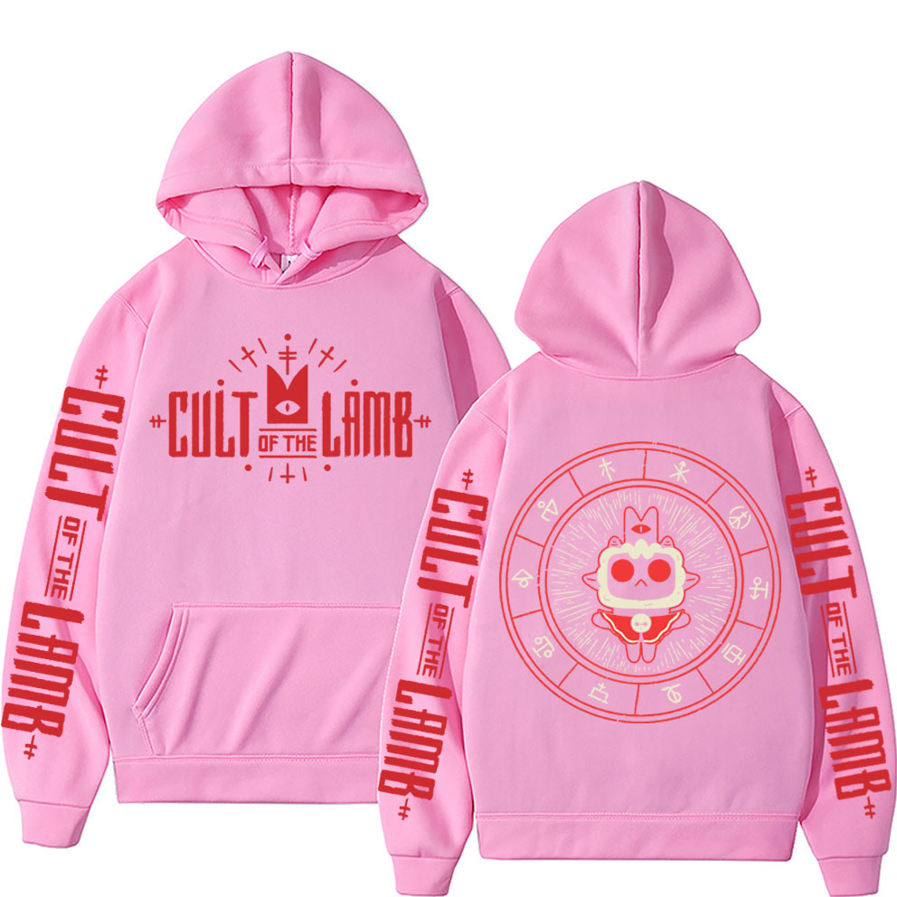 Cartoon Game Cult of The Lamb Double Sided Graphic Hoodies | Cult Of ...