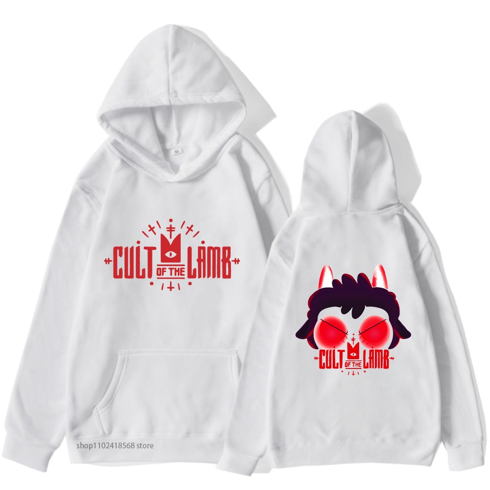 Cult of The Lamb Graphics Hoodie Pullover Women Sweatshirt Top Unisex Y2K Streetwear Clothes Sudadera Con 1 - Cult Of The Lamb Plush