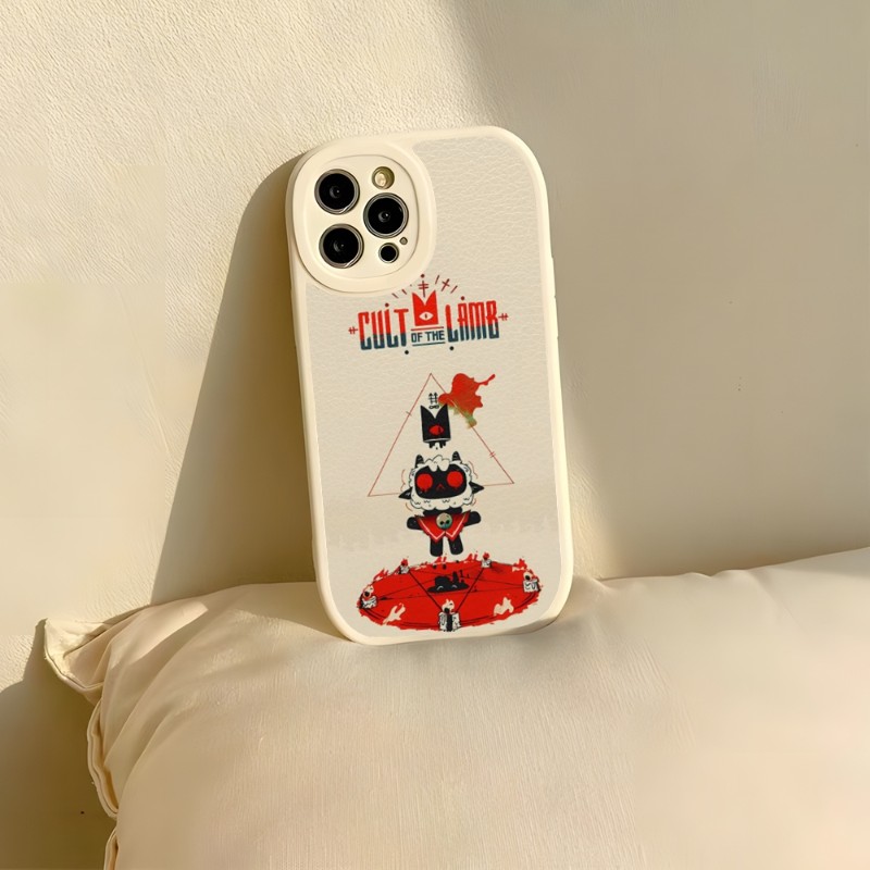 Game Cult Of The Lamb Phone Case Silicone For IPhone 12 13 14 11 Pro - Cult Of The Lamb Plush